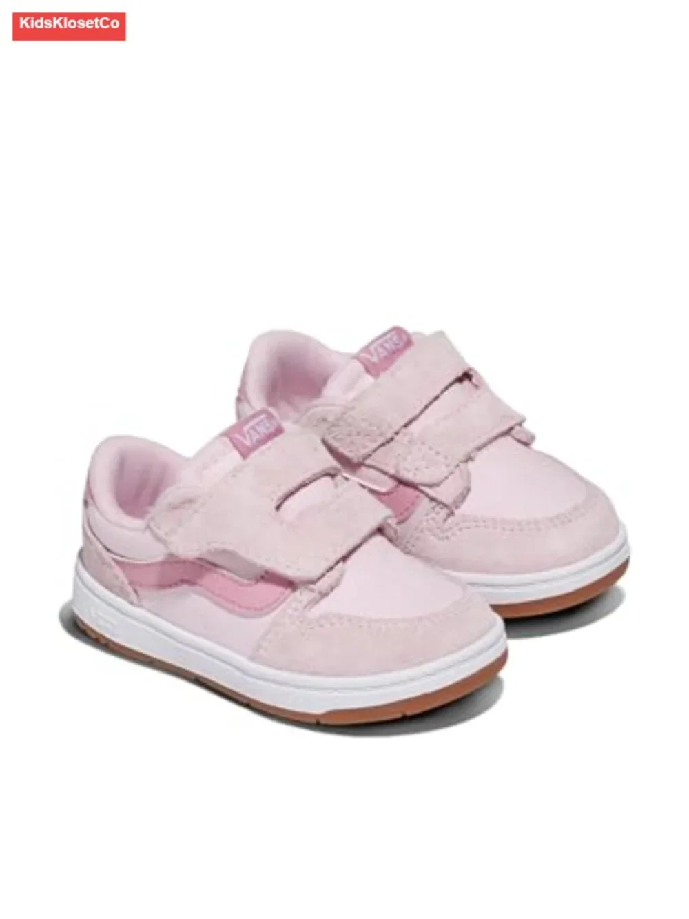Kids' Retro Court Fashion Sneakers with Hook-and-Loop Strap